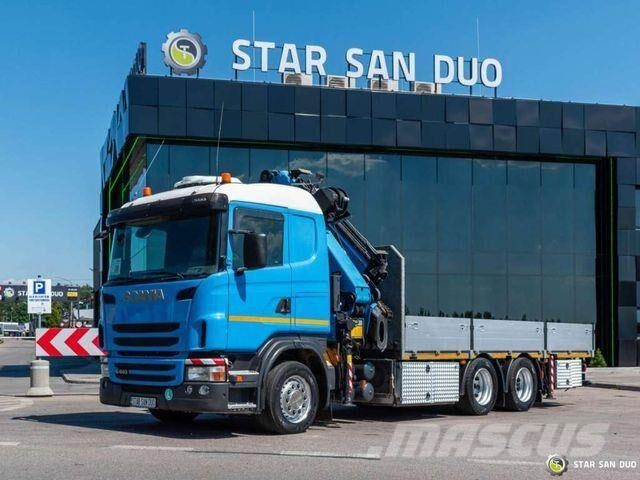 Scania G440 6x4 PALFINGER PK 34002 SH Fly Jib Winch Camiones plataforma