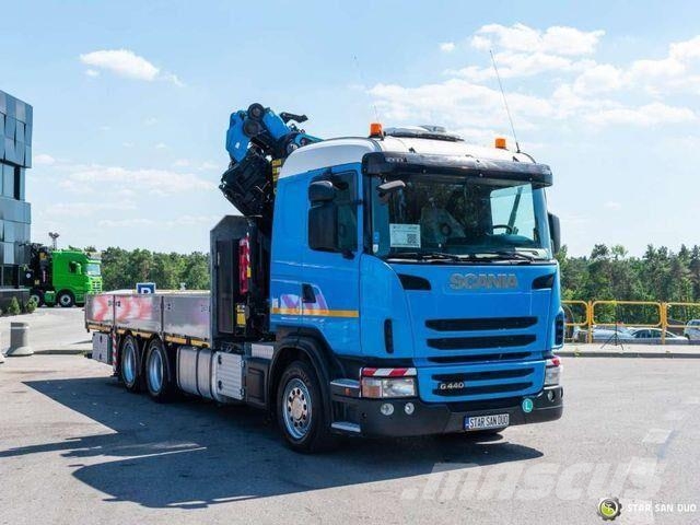 Scania G440 6x4 PALFINGER PK 34002 SH Fly Jib Winch Camiones plataforma