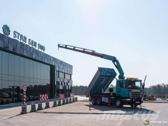 Scania G480 6x4 PALFINGER PK 34002 SH Crane Kipper Caminhões basculantes