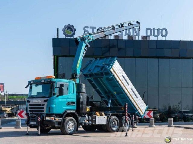 Scania G480 6x4 PALFINGER PK 34002 SH Crane Kipper 덤프 트럭