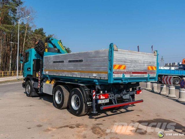 Scania G480 6x4 PALFINGER PK 34002 SH Crane Kipper 덤프 트럭