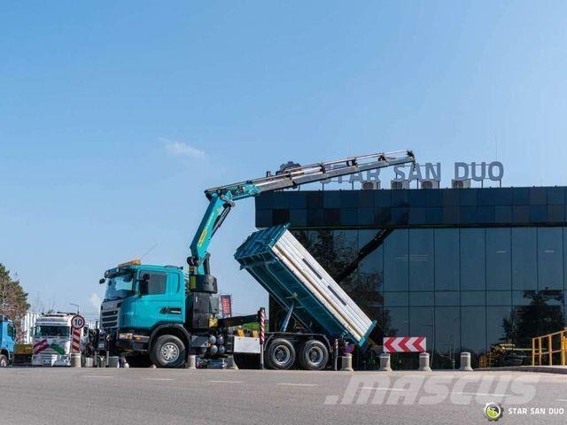 Scania G480 6x4 PALFINGER PK 34002 SH Crane Kipper 덤프 트럭