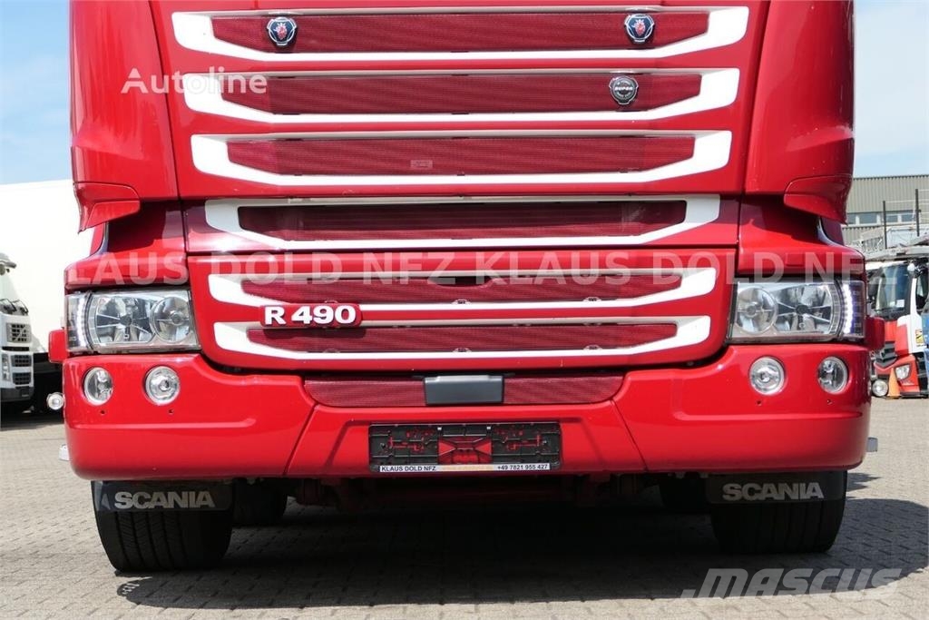 Scania MPA 2RA Flatbed Truck / Platform Trailer / crane Camiones plataforma
