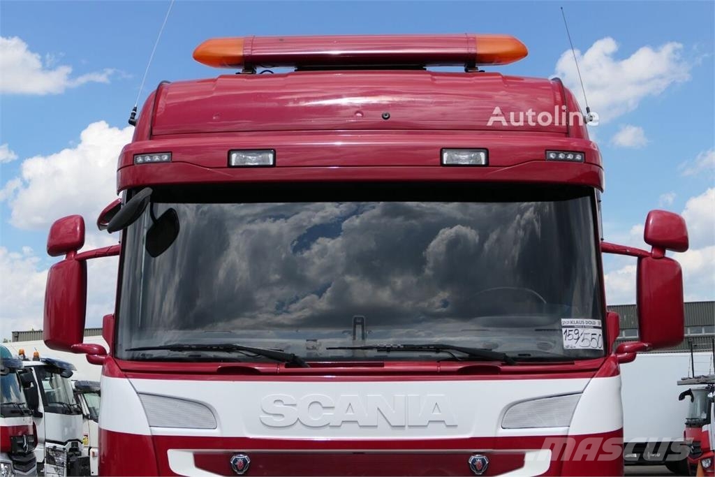 Scania MPA 2RA Flatbed Truck / Platform Trailer / crane Camiones plataforma