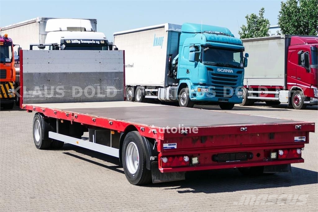 Scania MPA 2RA Flatbed Truck / Platform Trailer / crane Camiones plataforma