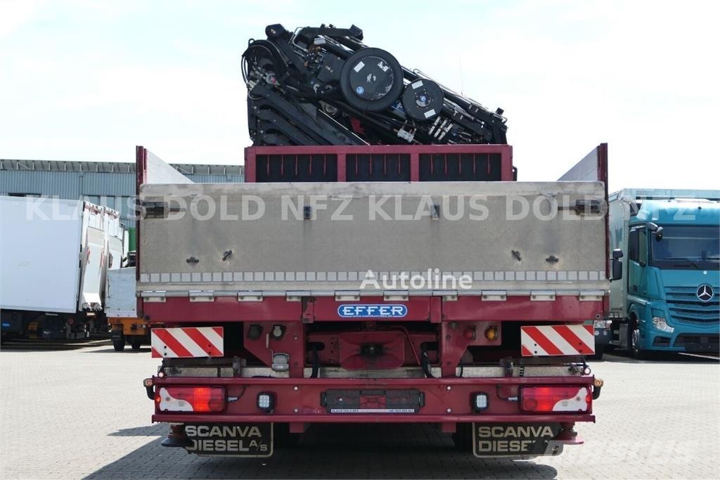 Scania MPA 2RA Flatbed Truck / Platform Trailer / crane Camiones plataforma