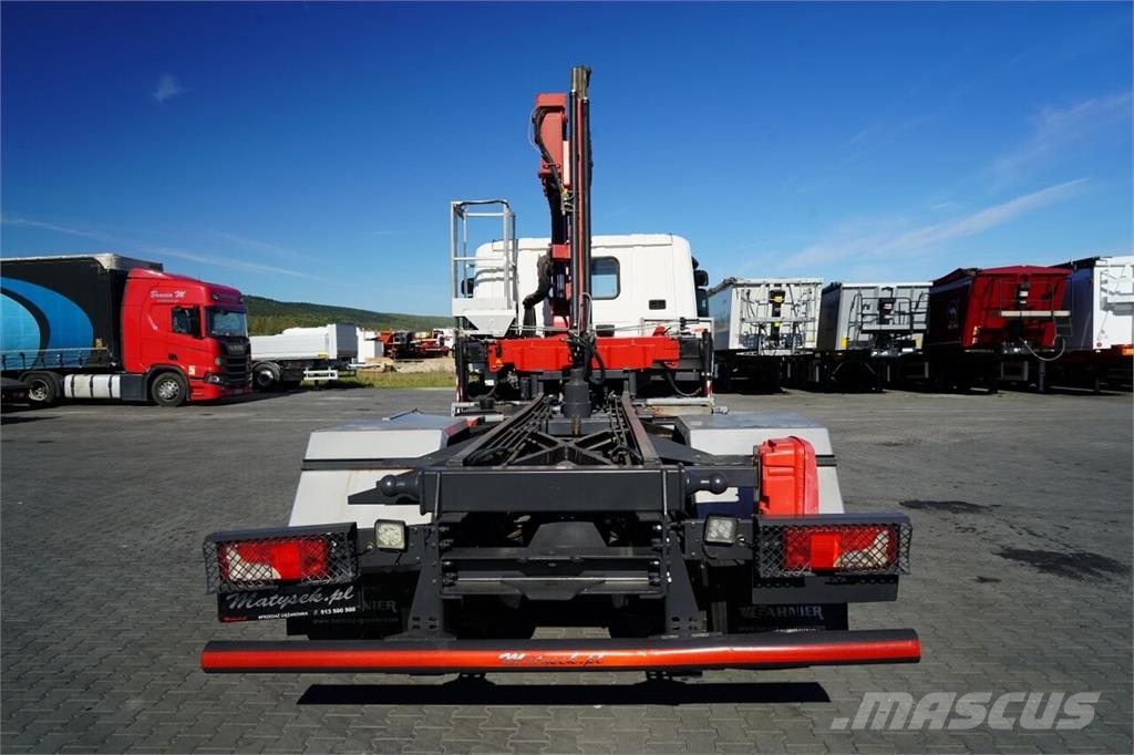 Scania P 250 / 4X2 / SIŁOWNIK DO WYWROTU /  + HDS HMF 635 Chasis y suspención