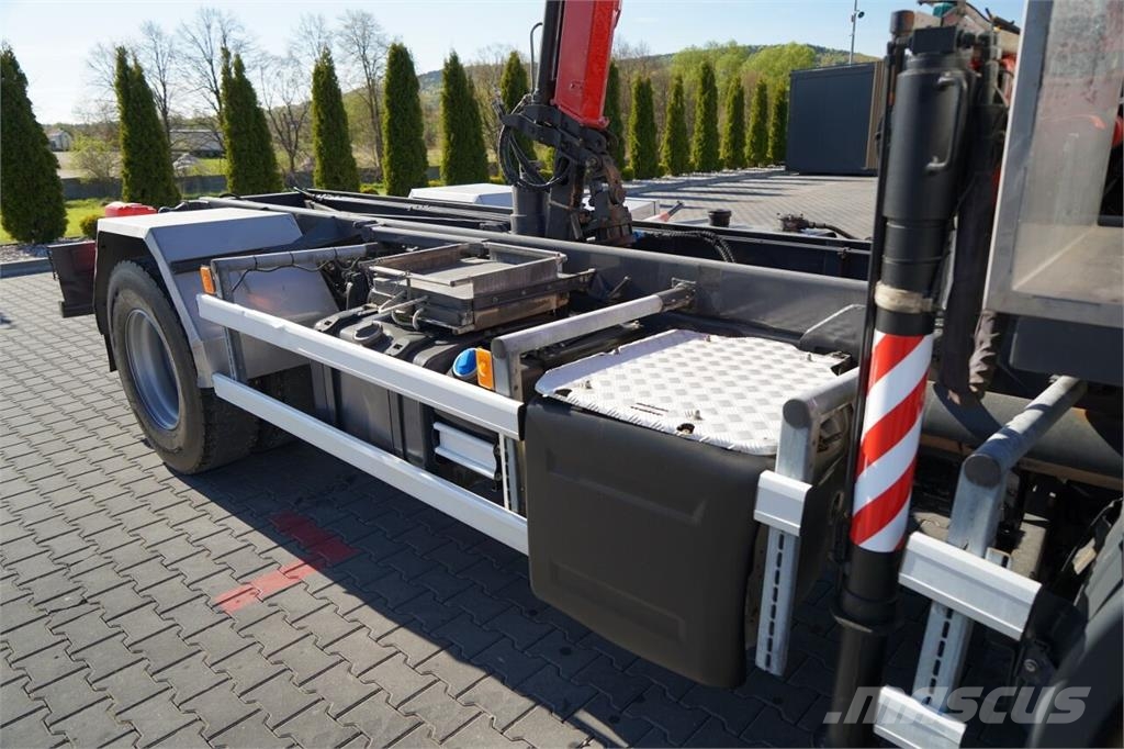 Scania P 250 / 4X2 / SIŁOWNIK DO WYWROTU /  + HDS HMF 635 Chasis y suspención
