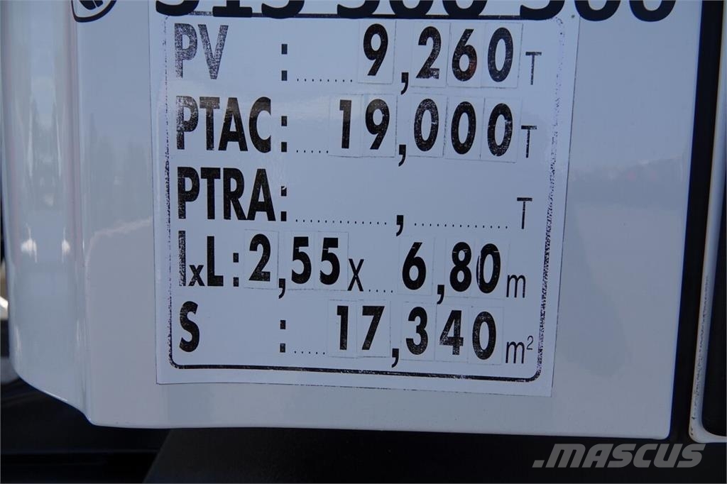 Scania P 320 / BETONOMIESZARKA / GRUSZKA / 6 m3 / EURO 6 Avtomešalci za beton