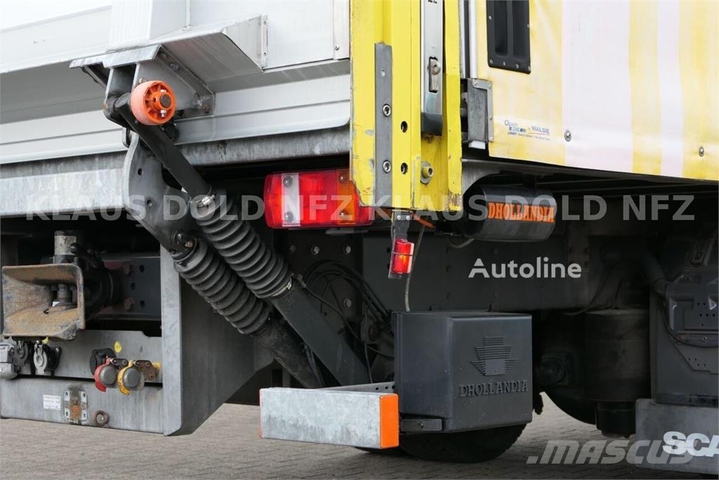 Scania P 340 Curtainsider Beverage Truck / Camera / Tail  Tents