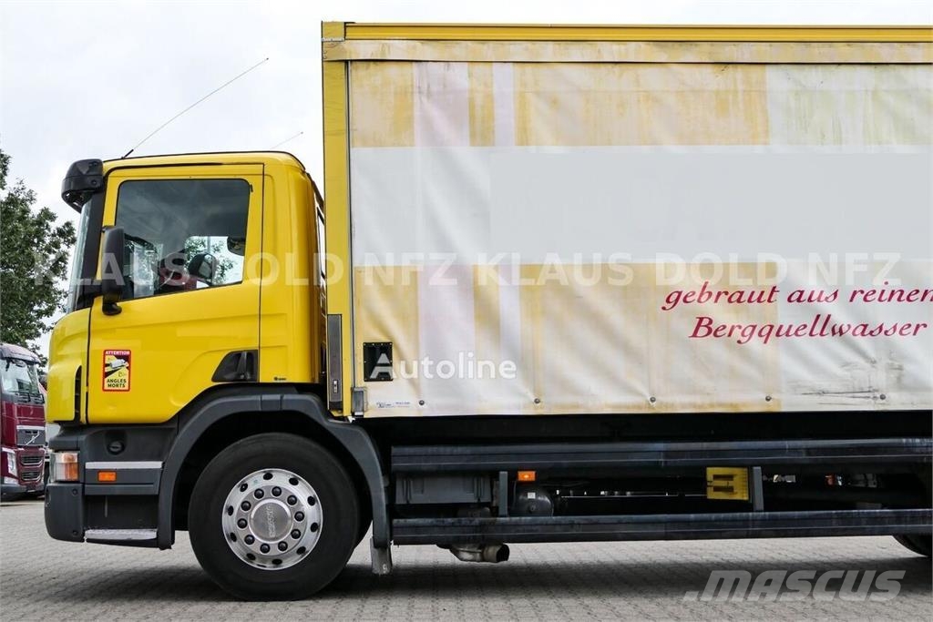 Scania P 340 Curtainsider Beverage Truck / Camera / Tail  Tents
