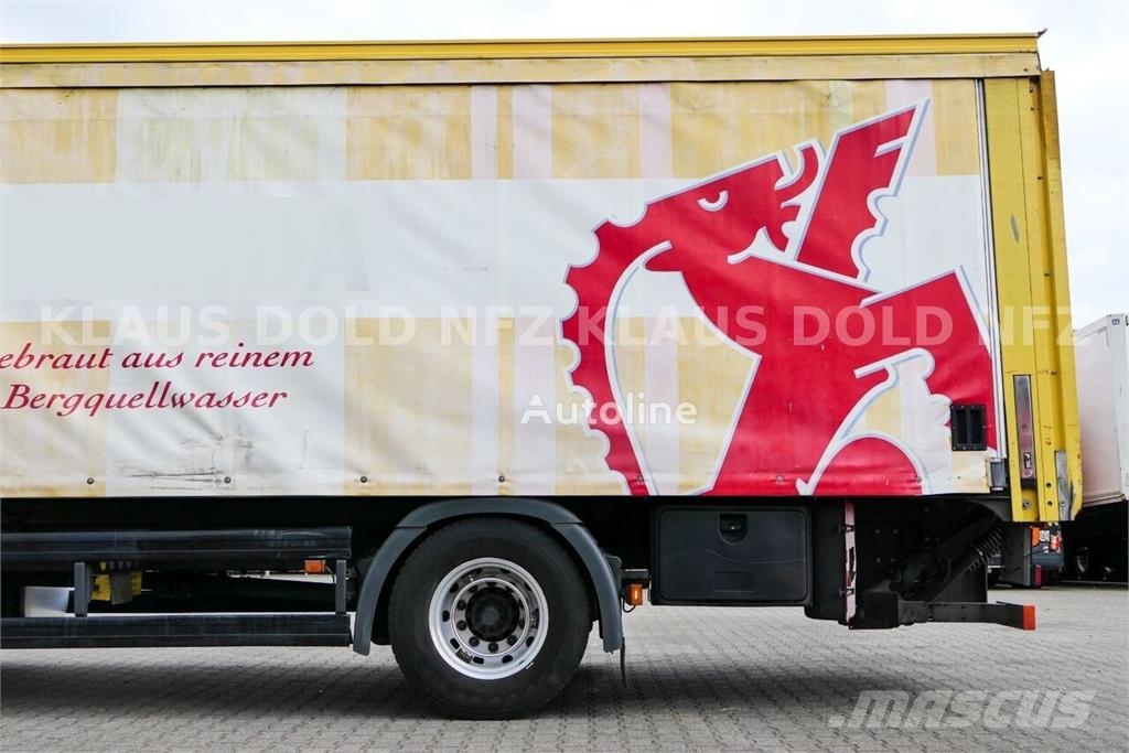 Scania P 340 Curtainsider Beverage Truck / Camera / Tail  Tents