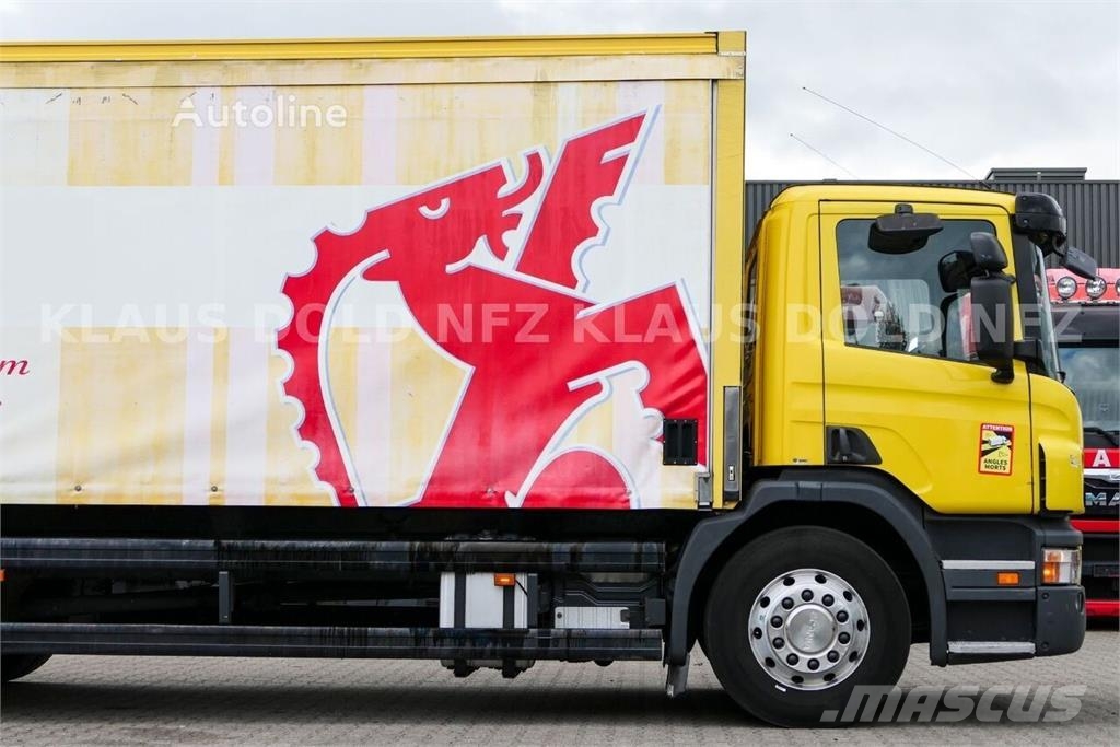 Scania P 340 Curtainsider Beverage Truck / Camera / Tail  Tents