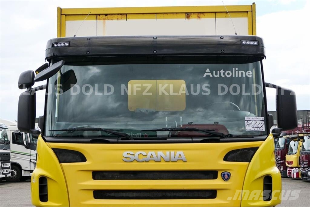 Scania P 340 Curtainsider Beverage Truck / Camera / Tail  Tents