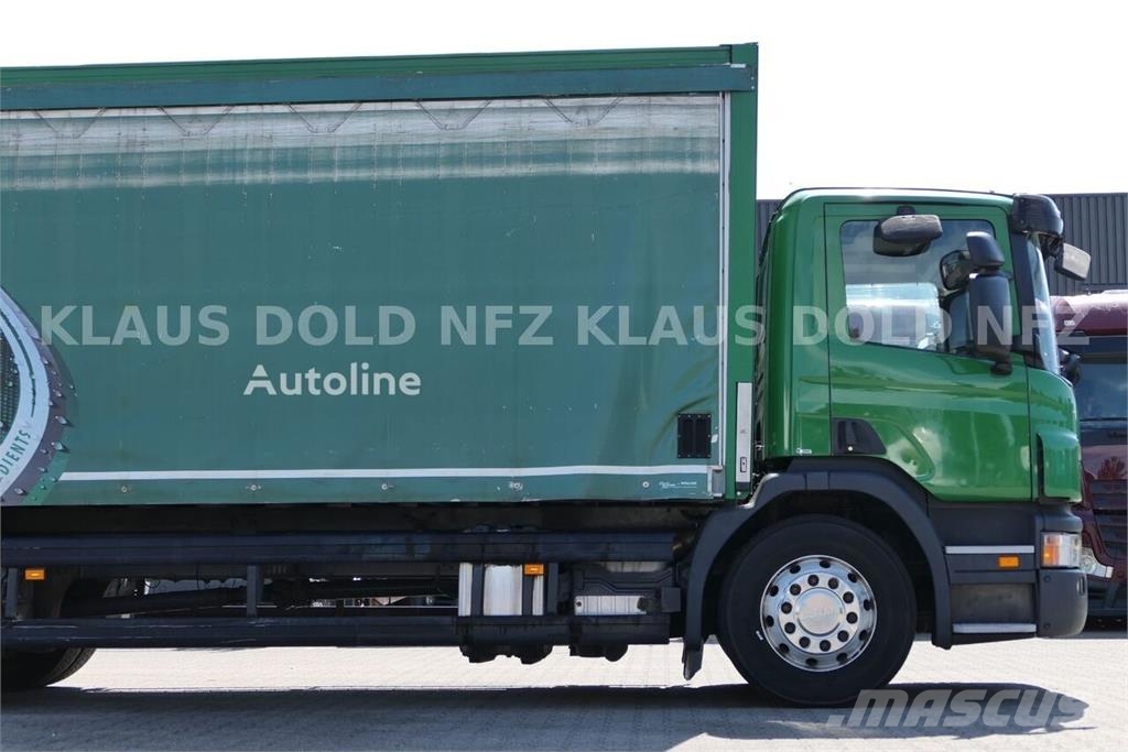 Scania P 340 Curtainsider Beverage Truck / Camera / Tail  Tents