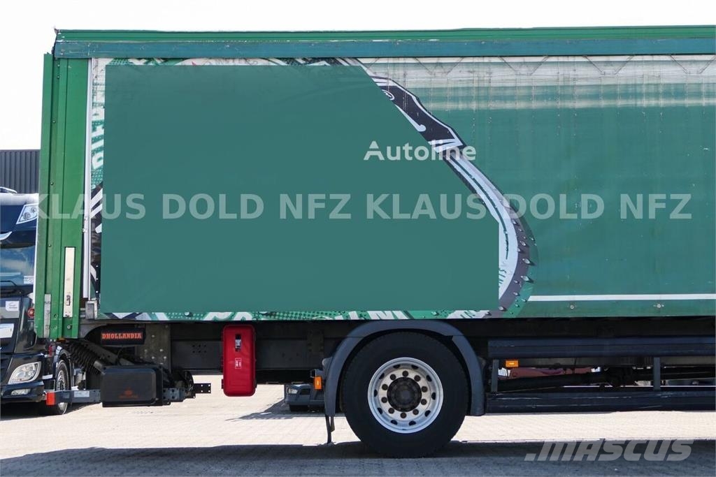 Scania P 340 Curtainsider Beverage Truck / Camera / Tail  Tents