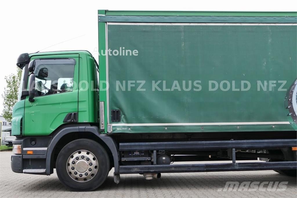 Scania P 340 / Curtainsider Beverage Truck / Reversing Ca شاحنات بغطاء جانبي