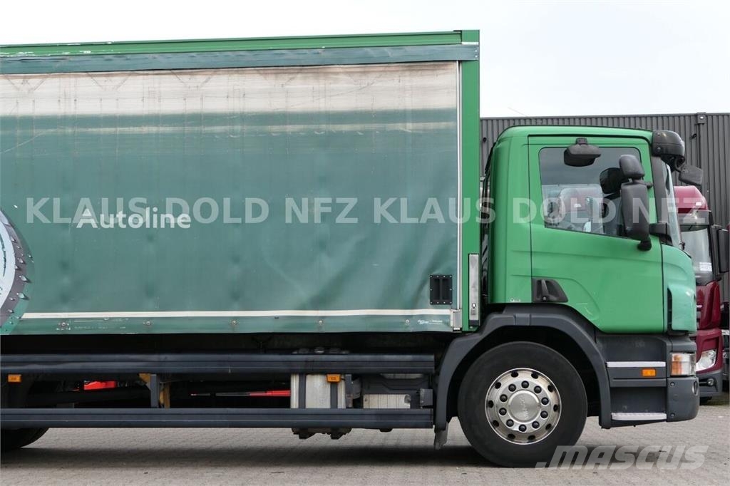 Scania P 340 / Curtainsider Beverage Truck / Reversing Ca شاحنات بغطاء جانبي