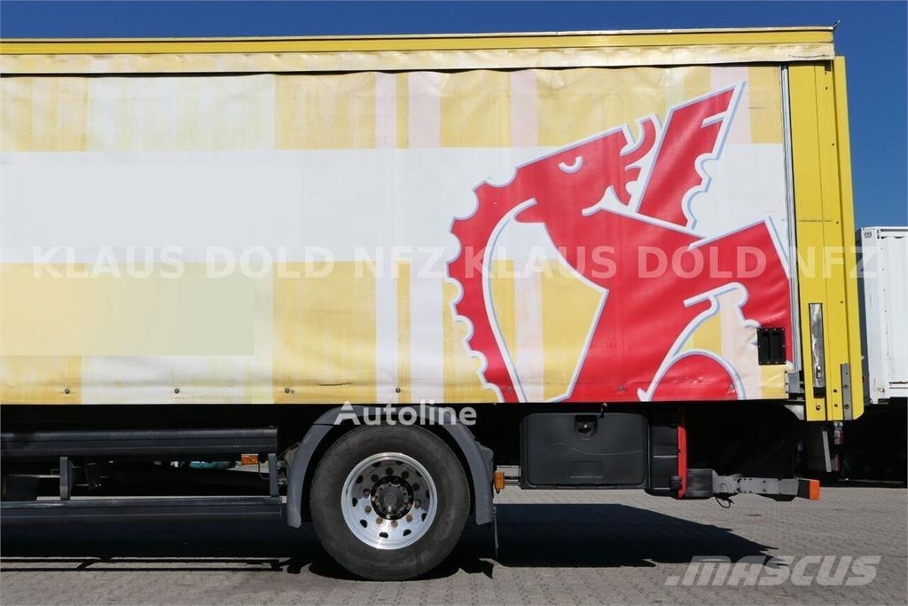 Scania P 340 / Curtainsider Beverage Truck / Reversing Ca شاحنات بغطاء جانبي