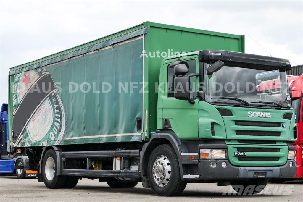 Scania P 340 Curtainsider Truck / Tail Lift / Rear View C 篷布卡車