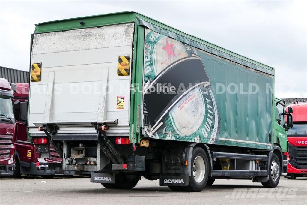 Scania P 340 Curtainsider Truck / Tail Lift / Rear View C 篷布卡車