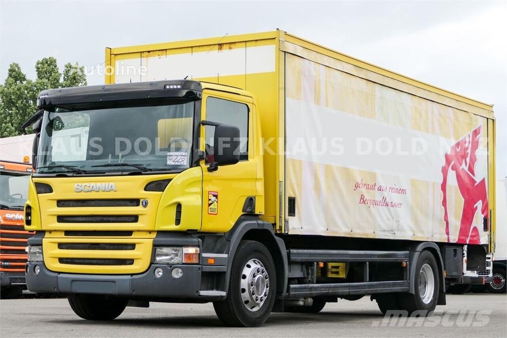 Scania P 340 Curtainsider Beverage Truck / Camera / Tail  Tents