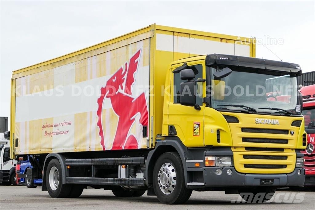 Scania P 340 Curtainsider Beverage Truck / Camera / Tail  Tents