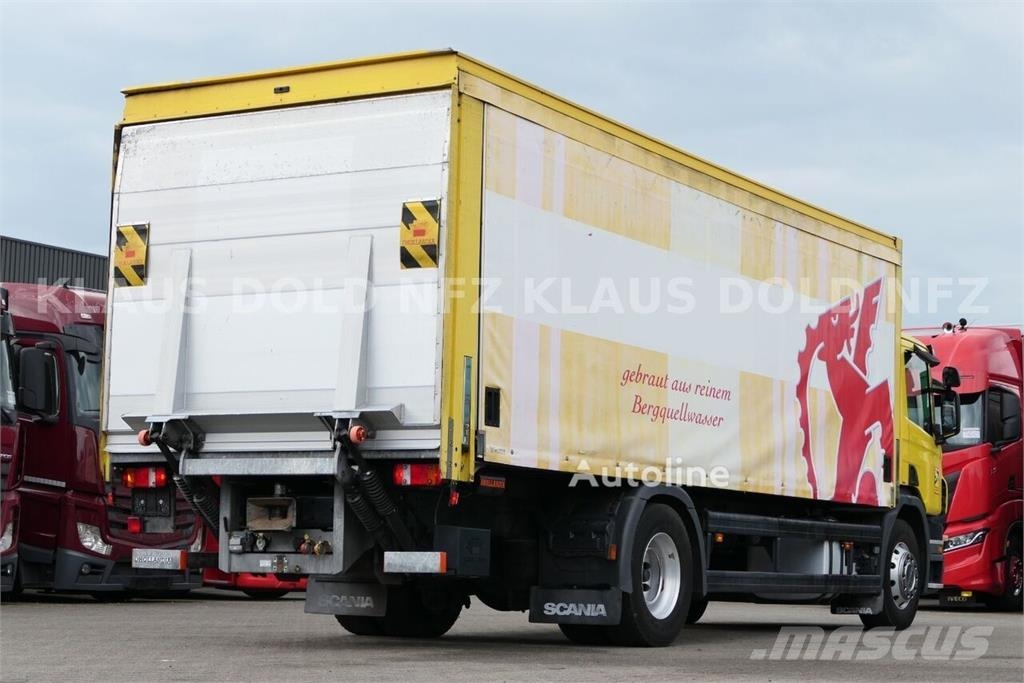 Scania P 340 Curtainsider Beverage Truck / Camera / Tail  Tents