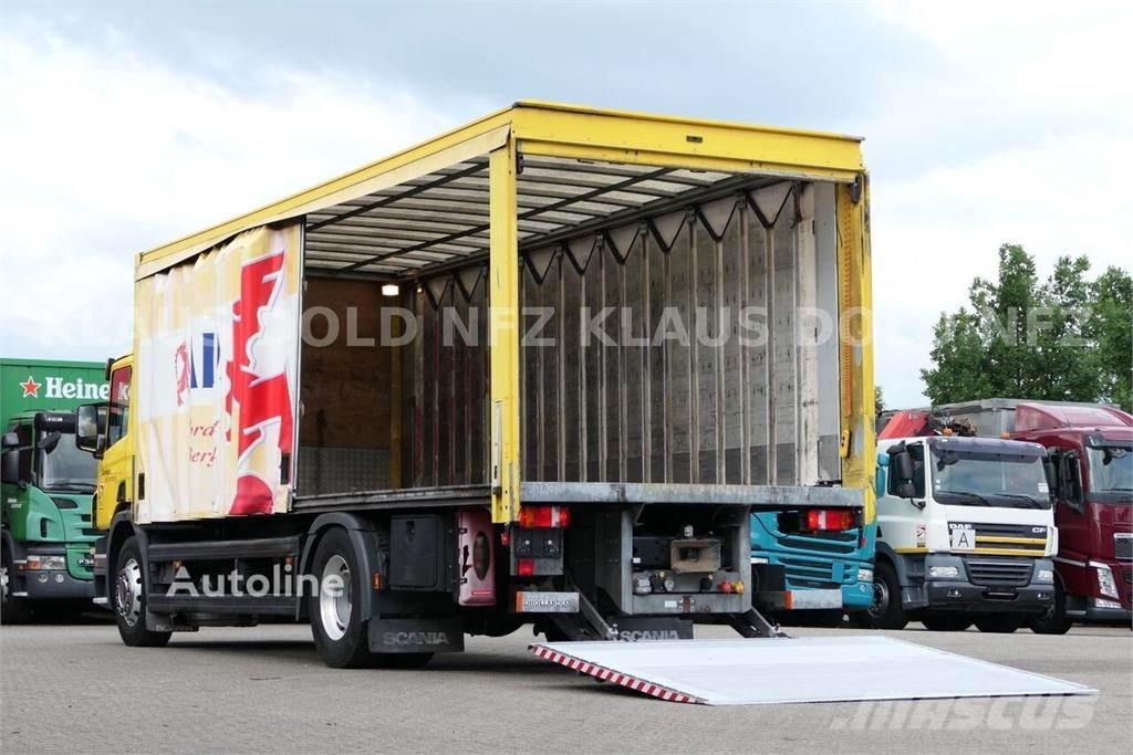 Scania P 340 Curtainsider Beverage Truck / Camera / Tail  Tents
