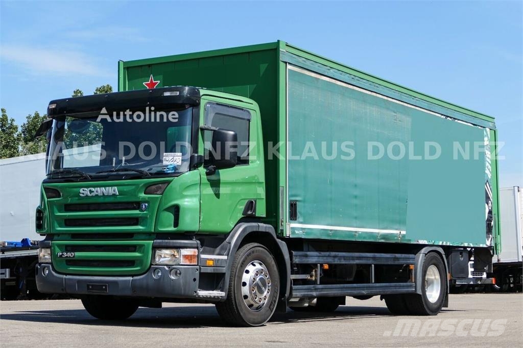 Scania P 340 Curtainsider Beverage Truck / Camera / Tail  Tents