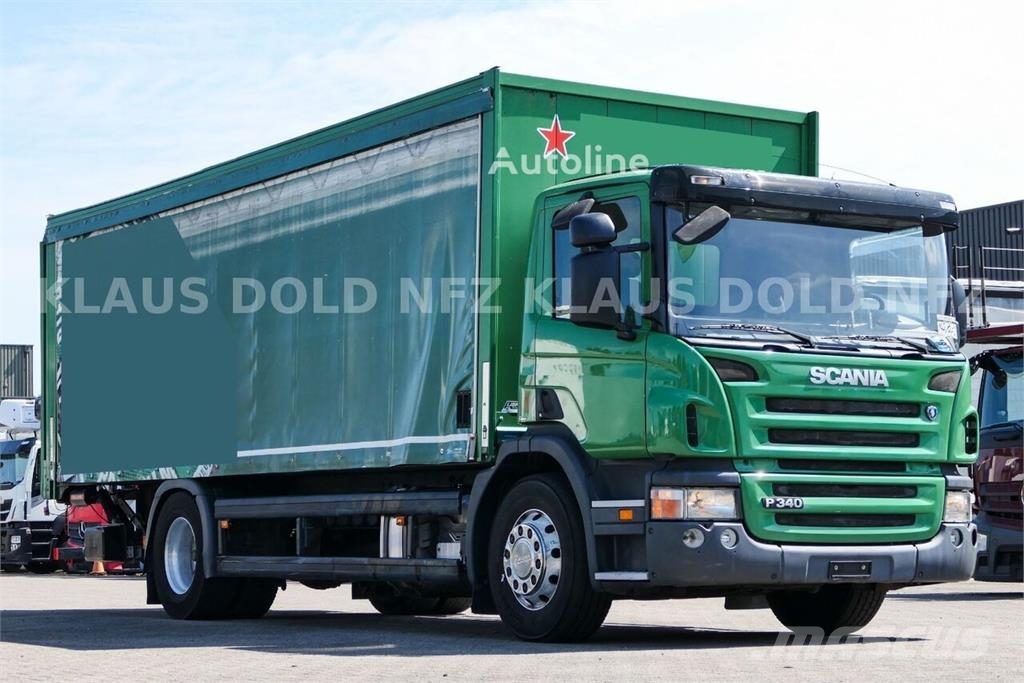 Scania P 340 Curtainsider Beverage Truck / Camera / Tail  Tents