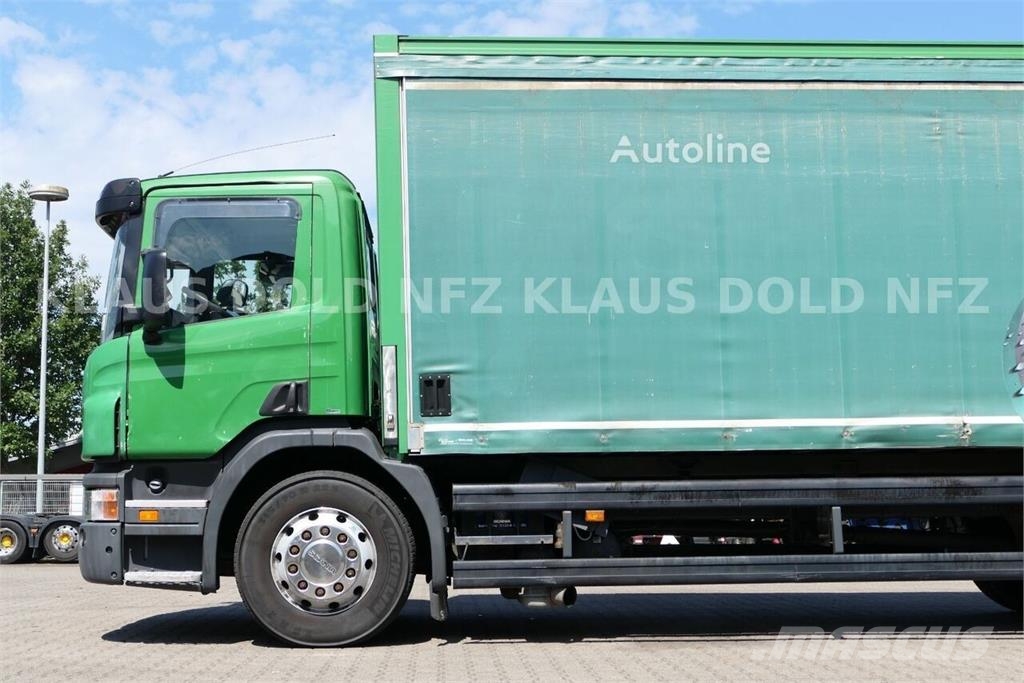 Scania P 340 Curtainsider Beverage Truck / Camera / Tail  Tents
