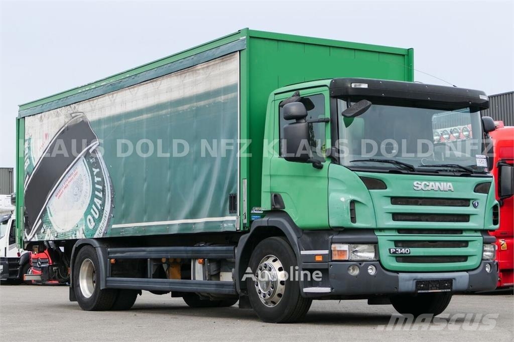 Scania P 340 / Curtainsider Beverage Truck / Reversing Ca شاحنات بغطاء جانبي