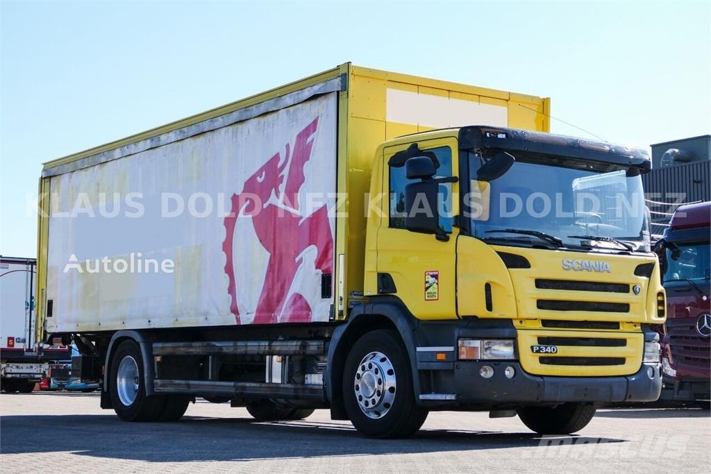 Scania P 340 / Curtainsider Beverage Truck / Reversing Ca شاحنات بغطاء جانبي