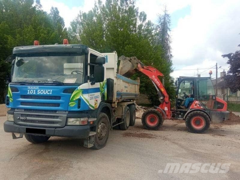 Scania P 380 / Lohr / Two-way side tipper truck 덤프 트럭