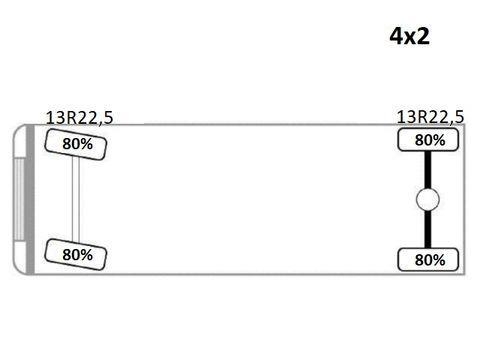 Scania P 400 * KIPPER 4,90m * FASSI F110A.23 + FUNK*TOP 덤프 트럭