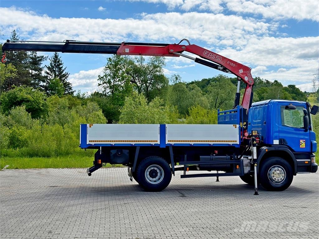 Scania P 400 * KIPPER 4,90m * FASSI F110A.23 + FUNK*TOP 덤프 트럭