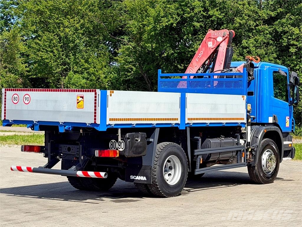 Scania P 400 * KIPPER 4,90m * FASSI F110A.23 + FUNK*TOP 덤프 트럭