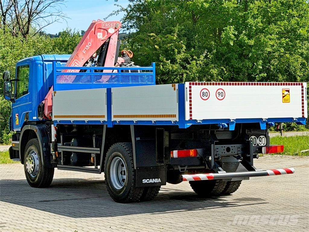 Scania P 400 * KIPPER 4,90m * FASSI F110A.23 + FUNK*TOP 덤프 트럭