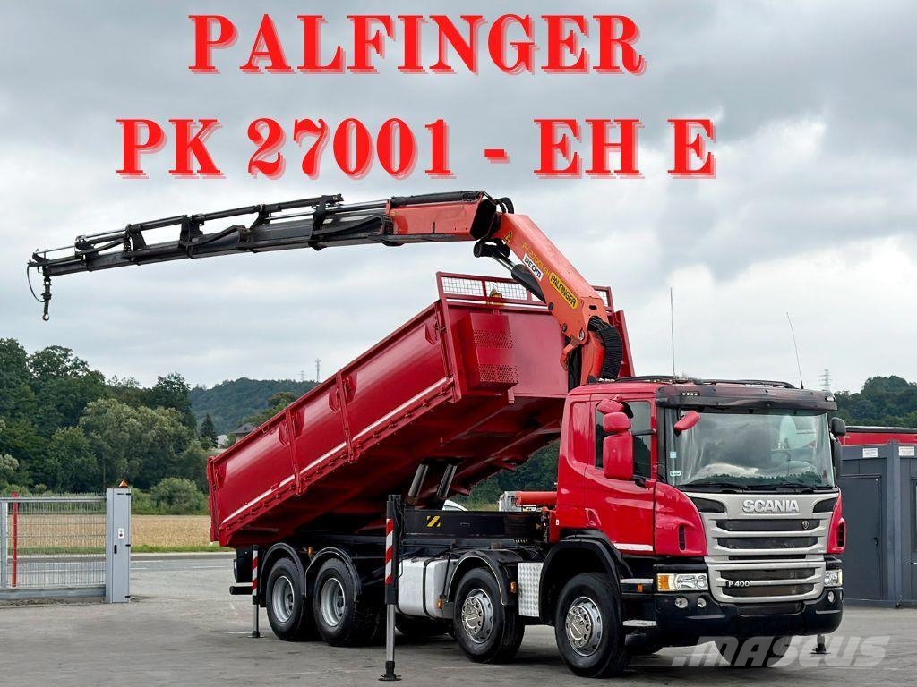 Scania P 400 * KIPPER 6,20m * PK 27001-EH E + FUNK* 8x4 Tipper trucks