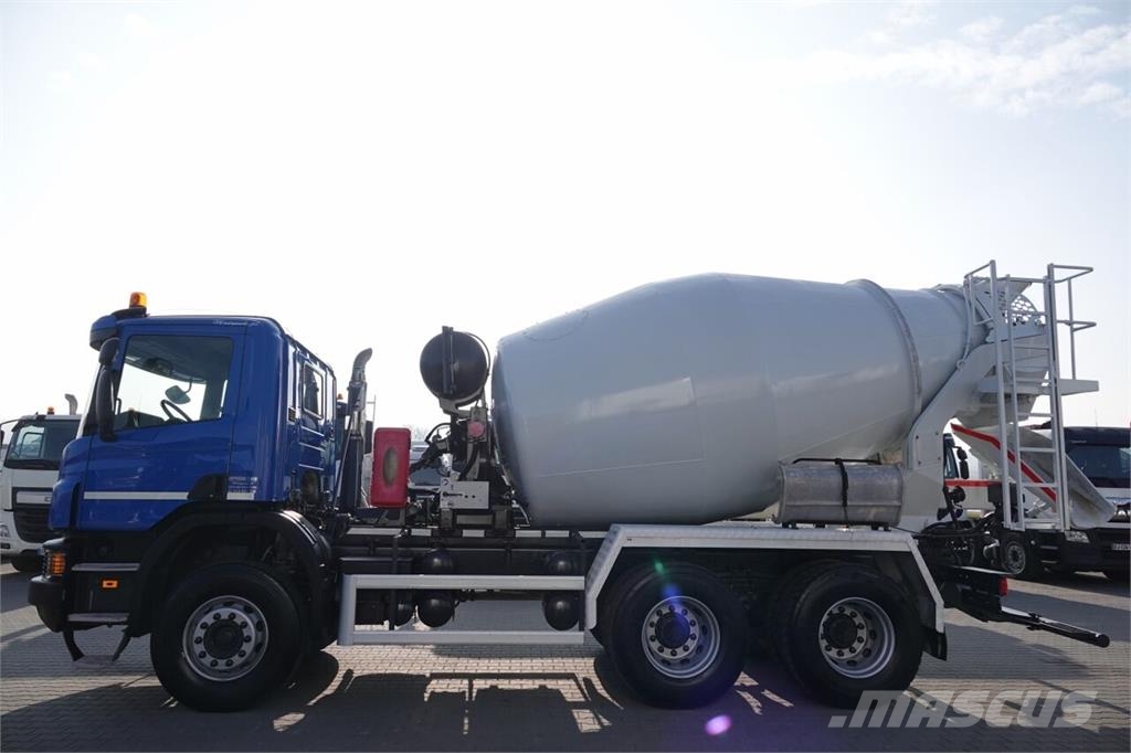 Scania P 410 / 6x4 / BETONOMIESZARKA / GRUSZKA SCHWING ST شاحنات خرسانة