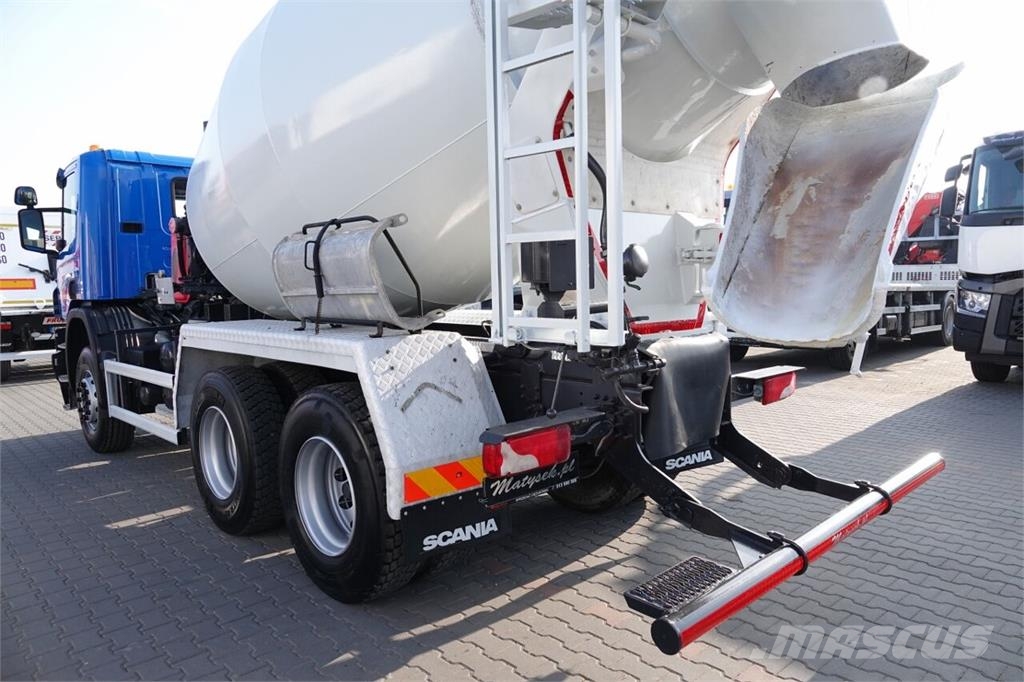 Scania P 410 / 6x4 / BETONOMIESZARKA / GRUSZKA SCHWING ST شاحنات خرسانة