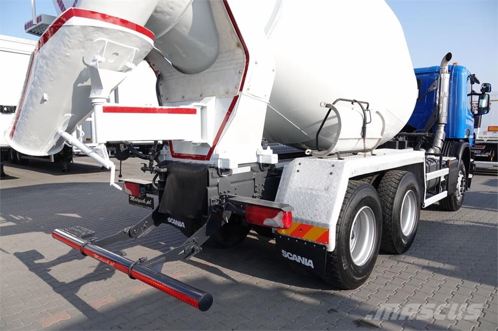 Scania P 410 / 6x4 / BETONOMIESZARKA / GRUSZKA SCHWING ST شاحنات خرسانة