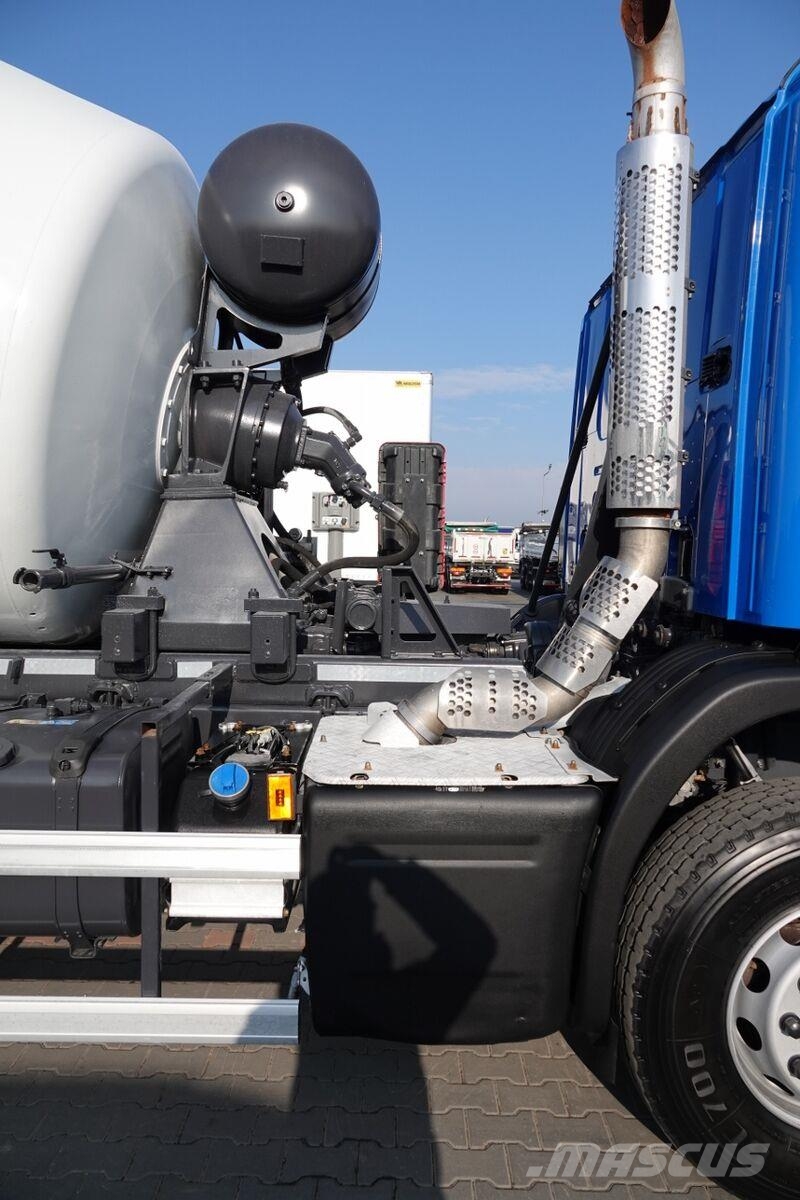 Scania P 410 / 6x4 / BETONOMIESZARKA / GRUSZKA SCHWING ST شاحنات خرسانة