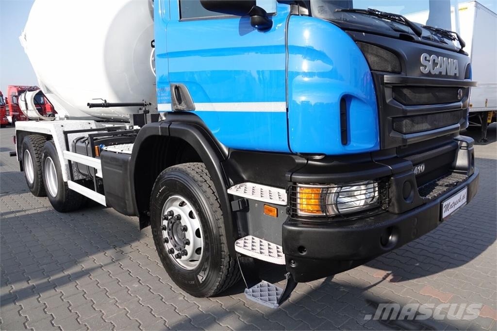 Scania P 410 / 6x4 / BETONOMIESZARKA / GRUSZKA SCHWING ST شاحنات خرسانة