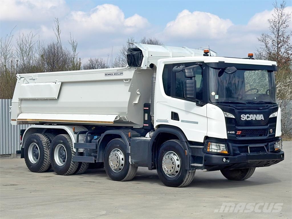 Scania P 410 XT * Kipper * 8x4 * TOPZUSTAND ! 덤프 트럭