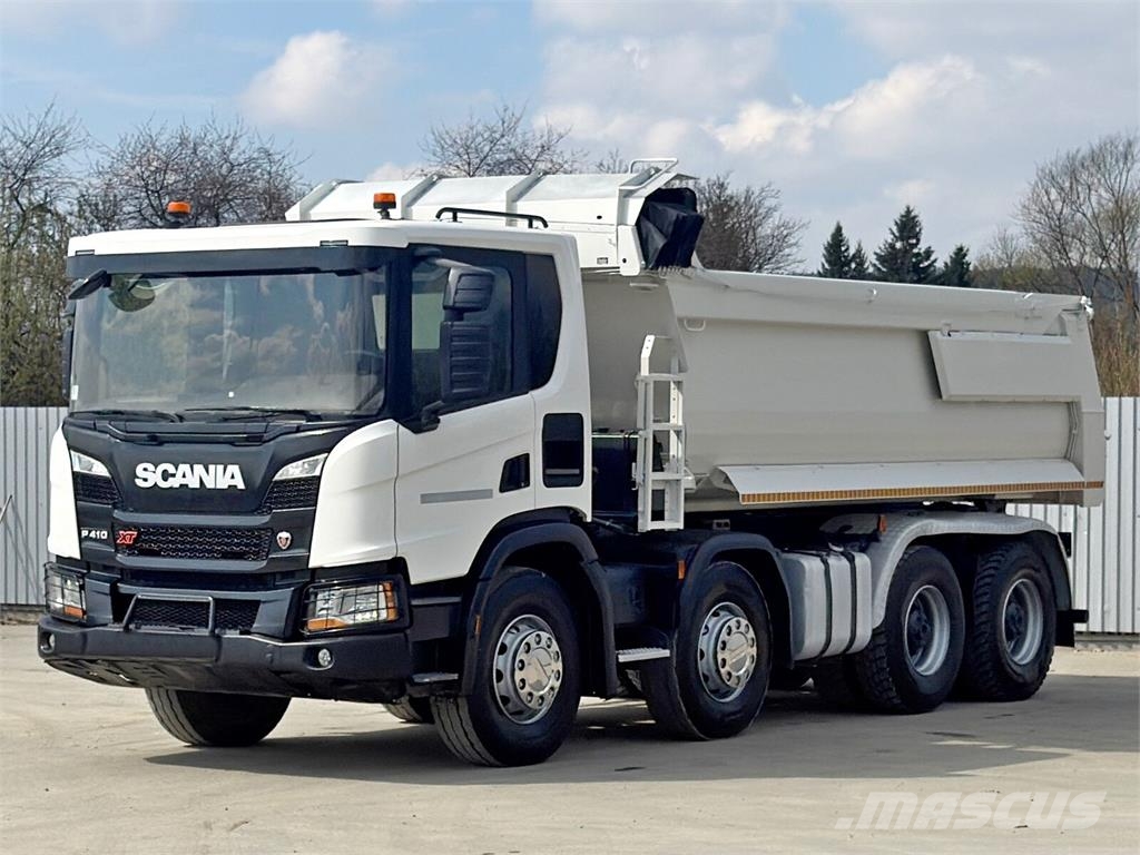 Scania P 410 XT * Kipper * 8x4 * TOPZUSTAND ! 덤프 트럭