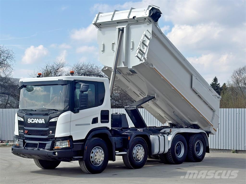Scania P 410 XT * Kipper * 8x4 * TOPZUSTAND ! 덤프 트럭