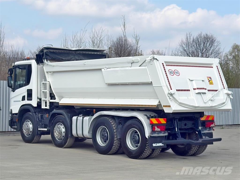 Scania P 410 XT * Kipper * 8x4 * TOPZUSTAND ! 덤프 트럭