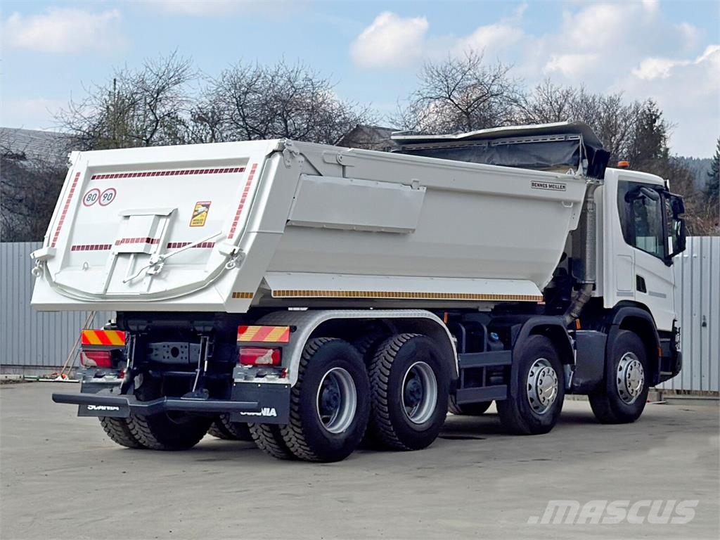 Scania P 410 XT * Kipper * 8x4 * TOPZUSTAND ! 덤프 트럭